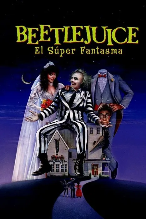 Póster de Beetlejuice, el Superfantasma