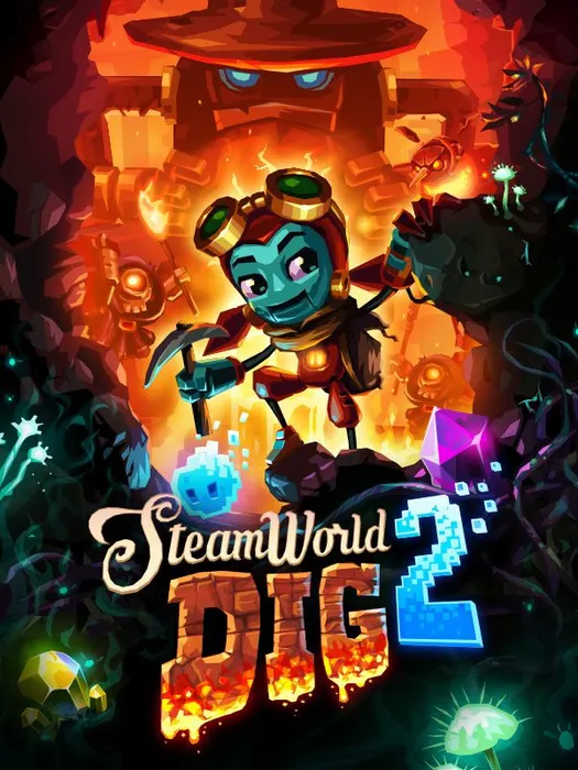 Portada de SteamWorld Dig 2