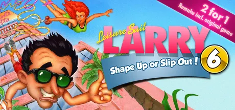 Portada de Leisure Suit Larry 6 - Shape Up Or Slip Out