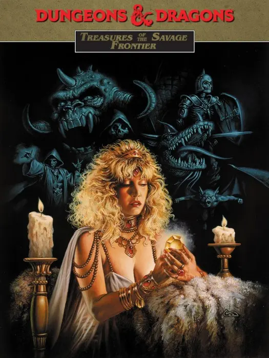 Portada de Treasures of the Savage Frontier