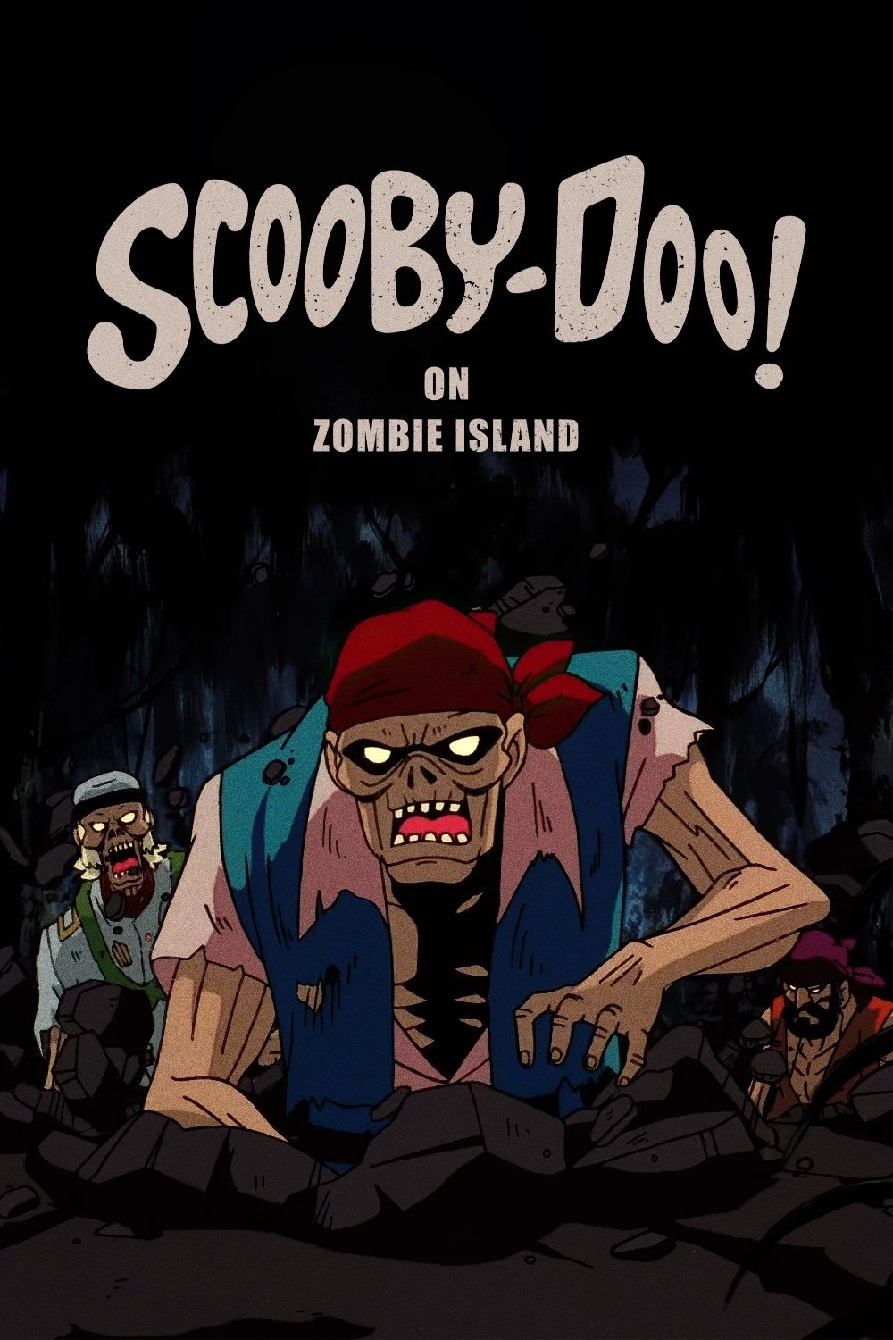Póster de Scooby-Doo en la Isla de los Zombis