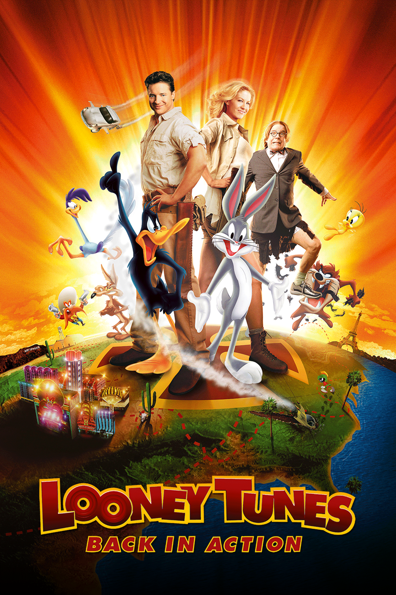 Póster de Looney Tunes: De nuevo en acción